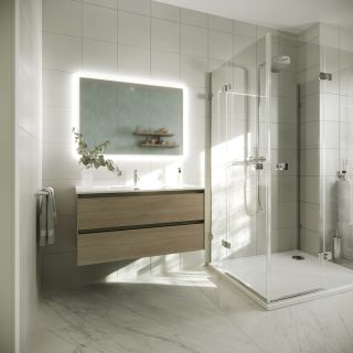 Подвесная тумба под раковину Sancos Cento CN100KE 100см карпатская ель